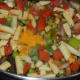 Step seven: Add salt, turmeric powder, and sugar. Mix well.