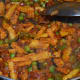 Step eight: Throw in red chili powder, garam masala powder or curry powder, and coriander seeds powder. Saute for 1-2 minutes.