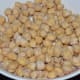 soaked and dried chickpeas