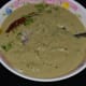 Mix well. Green eggplant curry is ready to serve. Eat it with boiled rice or any other spicy rice main course or pancakes. Enjoy the taste!