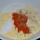 Step one: Take all the dry ingredients in a mixing bowl. Mix them.