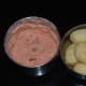 Step two: Here is the ground paste for making the gravy and baby potatoes.