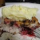 of course, the piece was too hot for frosting and it kept sliding off, but, delicious...