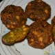 Step five: Cooked split Bengal gram fritters or dal vada