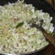 Step five: Stir-cook till cabbage becomes soft yet retains some crunch.