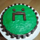 I shaped a so-called building, which I have seen in a Minecraft game, and put 2 blocks of small chocolate on top.
