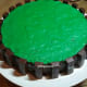 The ready-to-roll icing was not smooth, but I did my best to smooth it out. It was a bit thin, which is why it broke a bit.