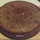 The chocolate sponge cake. The top of it was sliced as it was not even. As you can see, the white dot was the batter which was not mixed well. So, see to it that your cake batter is fully mixed.