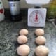 cut, weighed and rolled into balls