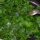 Step one: Saute washed moringa leaves in some oil for 6-7 minutes.
