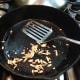 Roasting the almonds. I didn't have as many as I desired.