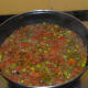 The mix after covered cooking.