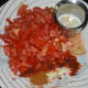 Step five: Ingredients for making the tomato gravy.