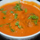 Cabbage kofta curry or cabbage dumplings in tomato gravy is ready! Transfer it to a serving dish and garnish with chopped coriander leaves.
