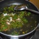 Step six: Add salt and mix well.