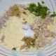 Step two: Put all the ingredients as per list into a mixing bowl. Knead adding some water to get a firm dough.