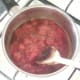 Curry sauce ingredients are combined and brought to a simmer