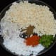 Step one: Add all of the ingredients to a wide mixing bowl, except for the puffed rice. Thoroughly mix. Now, add puffed rice. Mix quickly, adding some optional coconut oil.
