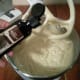 Once it's all mixed add a dash of vanilla. For my hubby a dash is 1 Tbsp. Honestly though, feel it out. What's right for him might not be right for you. According to hubby, if you can smell the vanilla after it's mixed then you've done good.