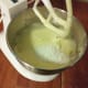 Slowly add the flour. Alternating with the milk.