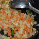 Add salt. Saute the veggies over medium heat for 3-4 minutes.