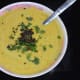 Pumpkin raita is ready to serve. Serve it with plain rice, rasam rice, parathas, or flatbreads. Enjoy the soothing taste!