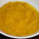 Step one: Boil yellow pumpkin and mash. Collect the pulp in a mixing bowl.