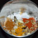 Step three: Put all the ingredients as per list, except oil for pan-frying, into a blender.