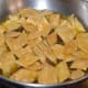 Step seven: Fry them on medium heat till they become golden, while turning them occasionally to ensure uniform frying.