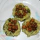 Fill each of the lentil baskets with the chickpea salad. Eat 3–4 of them for the breakfast. Enjoy!