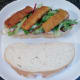 Fish fingers on salad bed
