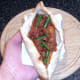 Bean curry tops up pitta pocket