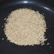 Step three: Dry roast sesame seeds. Keep aside.
