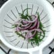 Samphire, red onion and cracked black pepper