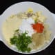 Step two: Add all the ingredients as per instructions for making the koftas to a mixing bowl. Mix them together, adding very little water to make a firm dough.