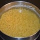 Step one: Cook the split chickpeas as per instructions.