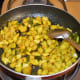 Stir-cook until the water is absorbed.