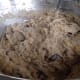 Stir the dough well.