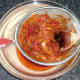 Straining curry sauce