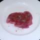 Spiced and seasoned pork steak