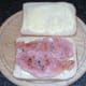 Black pepper seasons baconon bread