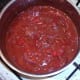 Simmering curry sauce