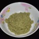 Grind the green gram without adding water to make a thick batter.