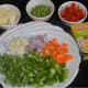 Step two: Chop the veggies as per instructions.