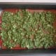 Spinach on the lasagna.