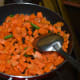 Cooking the carrots
