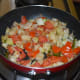 Cooking in progress.