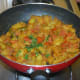 Knol-khol curry or spicy side dish.