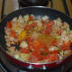 Step five: Add turmeric powder, subzi masala/garam masala powder, red chili powder, and coriander powder.