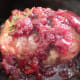 Add a cup of pomegranate juice, cover, and cook on low 4-6 hours ( until it reaches 165 degrees Fahrenheit.